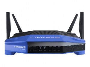 Enrutador inalámbrico  Linksys Modelo WRT3200ACM conmutador de 4 puertos